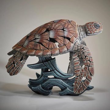 Enesco Edge Sculpture Sea Turtle Figure, 13.25 inches